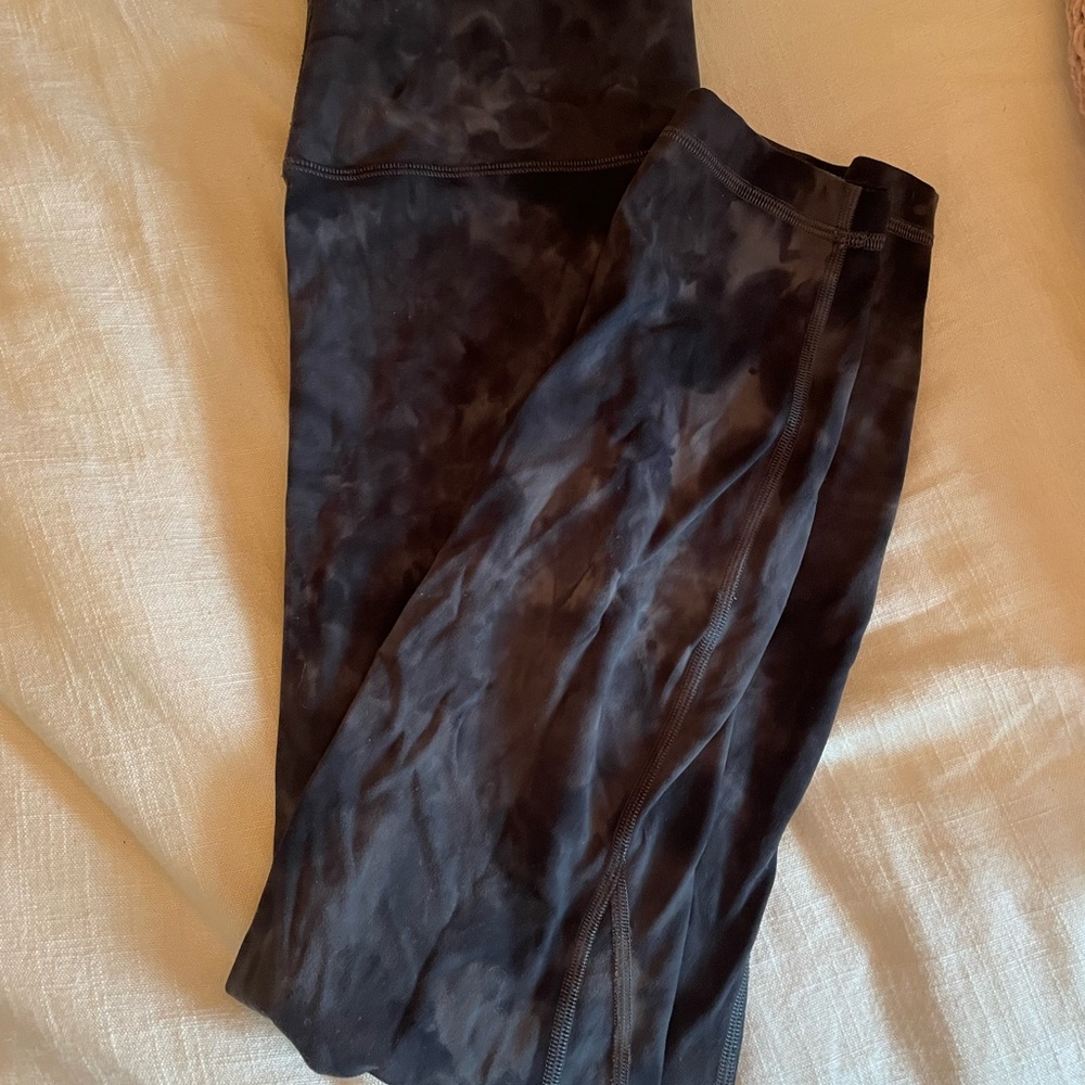 LULU LEMON ALIGN LEGGINS - diamond dye grey graphite grey - 25”